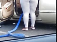 Big плячка абанос в автомивка