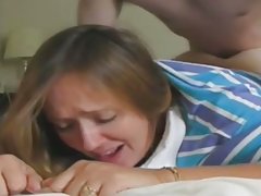 Жена получава прецака