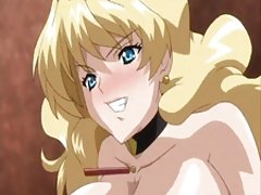 Hentai futanari блондинка Сара шибан трудно