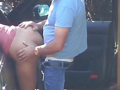 Четирима мъже Майната Секси Латина проститутка в гора