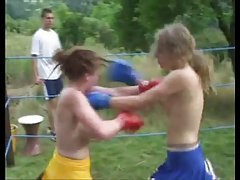 Топлес колеж мажоретка бокс